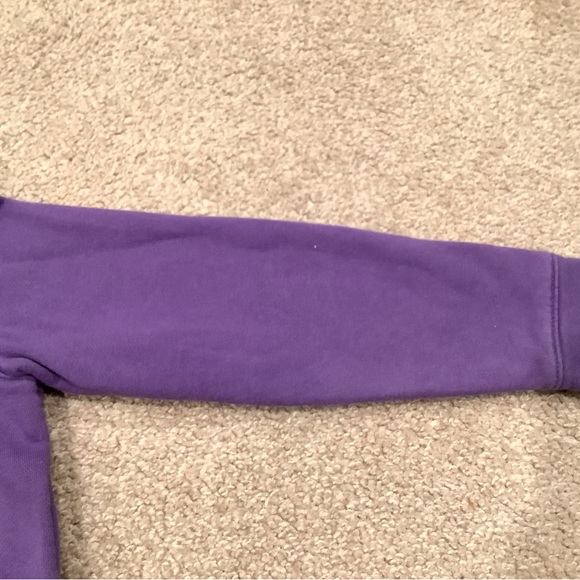 Lands End Boys Purple Quarter Zip Sweatshirt Size 4 - Picture 6 of 11